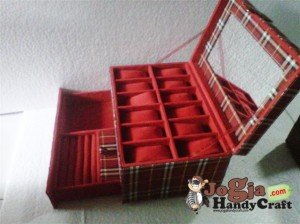 Box Jam isi 12 Plus Laci Perhiasan Handle Cover