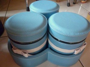 Tray Set Toples Isi 3 Toples Baby Blue