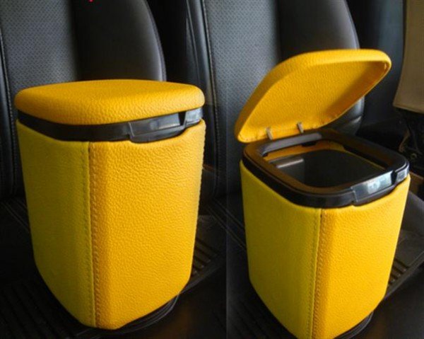 tempat sampah mobil