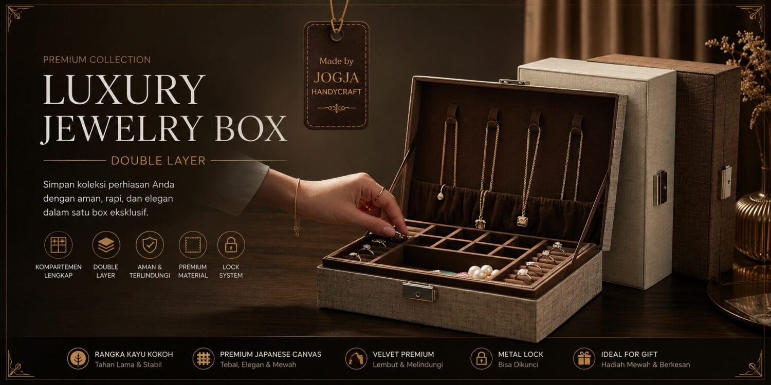 Luxury Jewelry Box Premium Double Layer dari Jogja Handycraft2 Luxury Jewelry Box Premium Double Layer dari Jogja Handycraft