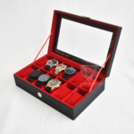 12 Slots Watch Box Organizer - Kotak Jam Taangan Isi 12 - Gambar 10