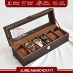 6 Slots Watch Box Organizer - Kotak Jam Tangan Isi 6 - Gambar 5