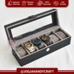 6 Slots Watch Box Organizer - Kotak Jam Tangan Isi 6 - Gambar 6
