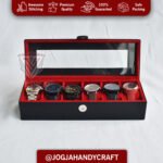 6 Slots Watch Box Organizer - Kotak Jam Tangan Isi 6 - Gambar 3
