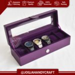 6 Slots Watch Box Organizer - Kotak Jam Tangan Isi 6 - Gambar 11