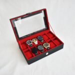 12 Slots Watch Box Organizer - Kotak Jam Taangan Isi 12 - Gambar 4