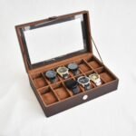 12 Slots Watch Box Organizer - Kotak Jam Taangan Isi 12 - Gambar 6
