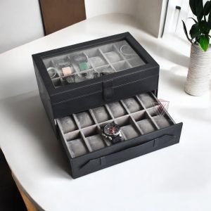 Watch Box Organizer – Kotak Tempat Jam Tangan Susun Isi 24 - Gambar 10