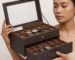 BJS24BRW - Box Tempat Jam Tangan Susun Premium Dark Brown Jogja Handycraft (1)