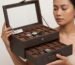 BJS24BRW - Box Tempat Jam Tangan Susun Premium Dark Brown Jogja Handycraft (1)