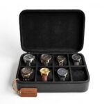 BJT08EX - Premium Travel Watch Case - Kotak Tempat Jam Tangan Sport Premium Full Black (2)