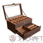 12 Slot Watch Box Mix Accesories Drawer - Gambar 13