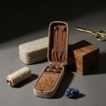 Travel Mini Jewelry Box Tempat Penyimpanan Perhiasan Emas & Aksesoris Kalung, Cincin, Anting, Gelang