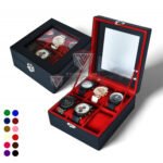 6 Slots Universal Watch Box | Kotak Jam Tangan Universal Isi 6