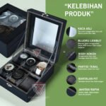 6 Slots Universal Watch Box | Kotak Jam Tangan Universal Isi 6 - Gambar 2