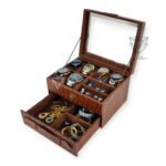 Sport - 6 Slots Watch mix Jewelry Box (With Drawer) - Gambar 5