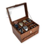 Sport - 6 Slots Watch mix Jewelry Box (With Drawer) - Gambar 3