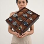 Watch Tray Display Isi 12 - Organizer Jam Tangan Premium
