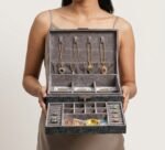 Premium Luxury Jewelry Box Double Layer - Kotak Perhiasan Premium - Gambar 2